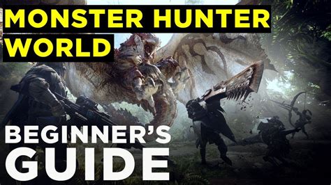 a crap guide to monster hunter|Tips for Monster Hunter beginner : r/MonsterHunterWorld .